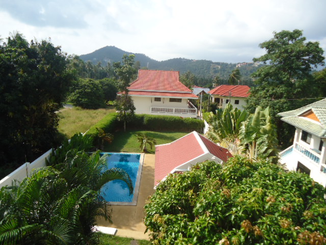 Plai Laem, 2 Bed Villa, garden and pool from terrace