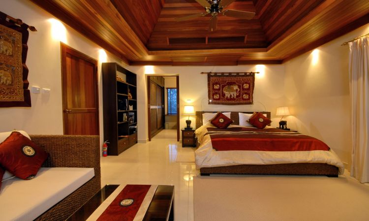 Baan Oasis, Samui Beach Village master bedroom