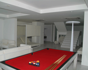 Design Square villa  game room